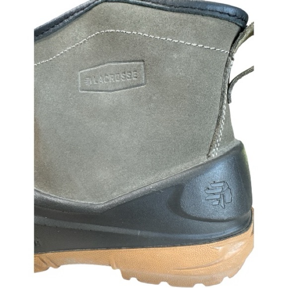 Lacrosse Aero Timber Slip-On 6" Gray/Black Men's Boots Size 14 - Picture 2 of 9